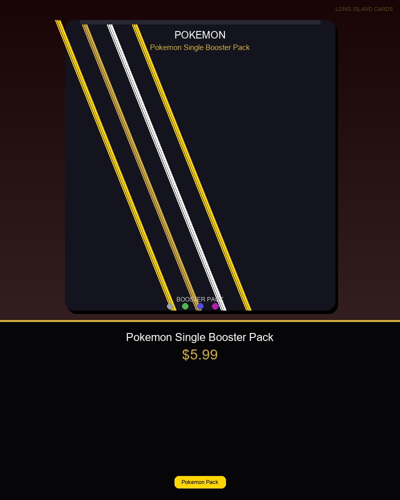 Pokemon Single Booster Pack — Assorted