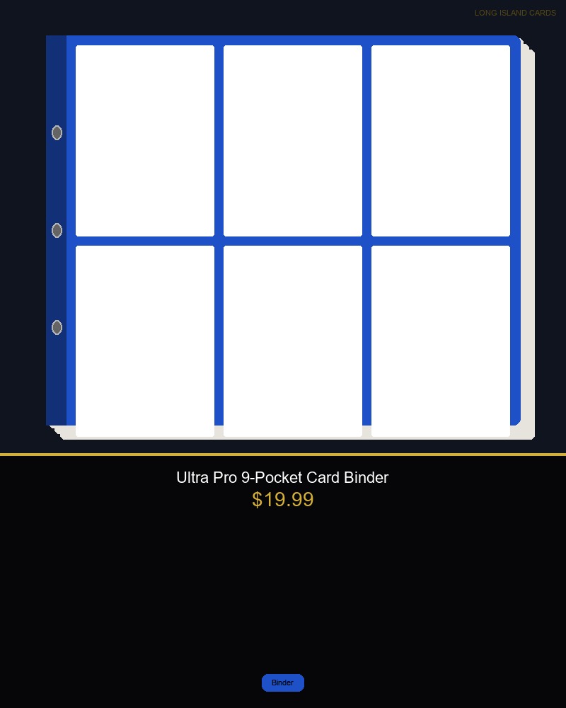Ultra Pro 9-Pocket Binder (360 cards)