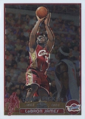 LeBron James 2003 Topps Chrome Rookie BGS 8 – Long Island NY