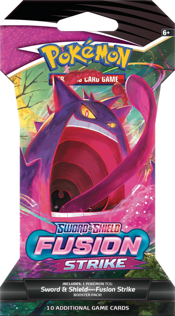 [LIC-POKE-0048] Pokemon - Swordshieldfusionstrike Sleeved Booster Wraps Gengar Gigantamax 129