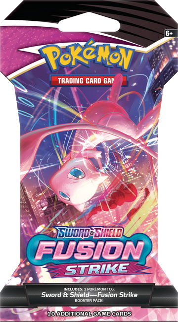 [LIC-POKE-0051] Pokemon - Swordshieldfusionstrike Sleeved Booster Wraps Mew Dynamax 168
