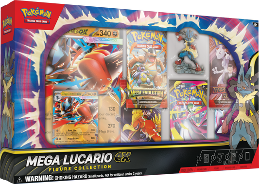 Pokemon - Pokemon Tcg Mega Lucario Ex Figure Collection